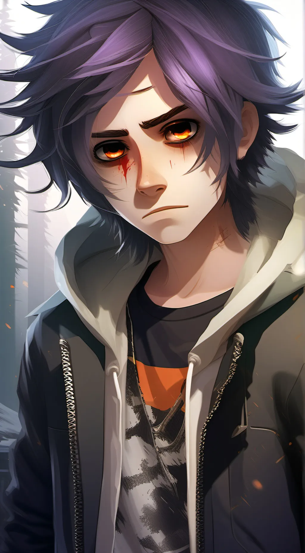 ai character: Evan background