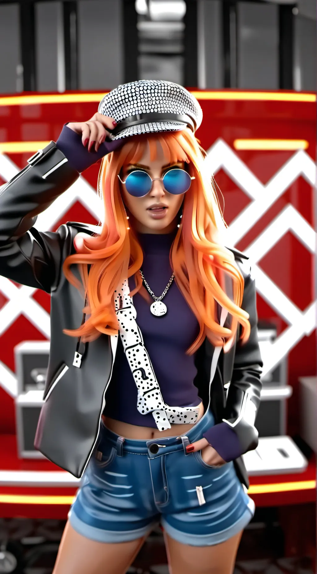 ai character: Gigi Dolin  background