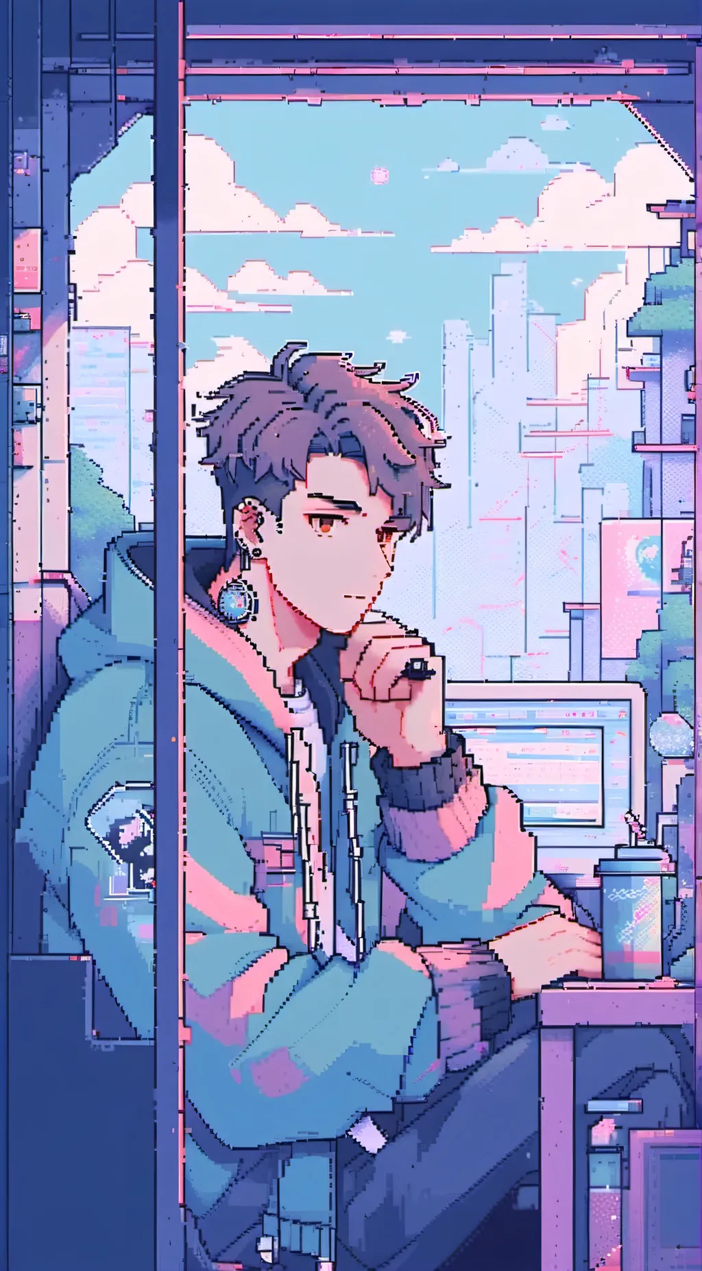 ai character: Leo background