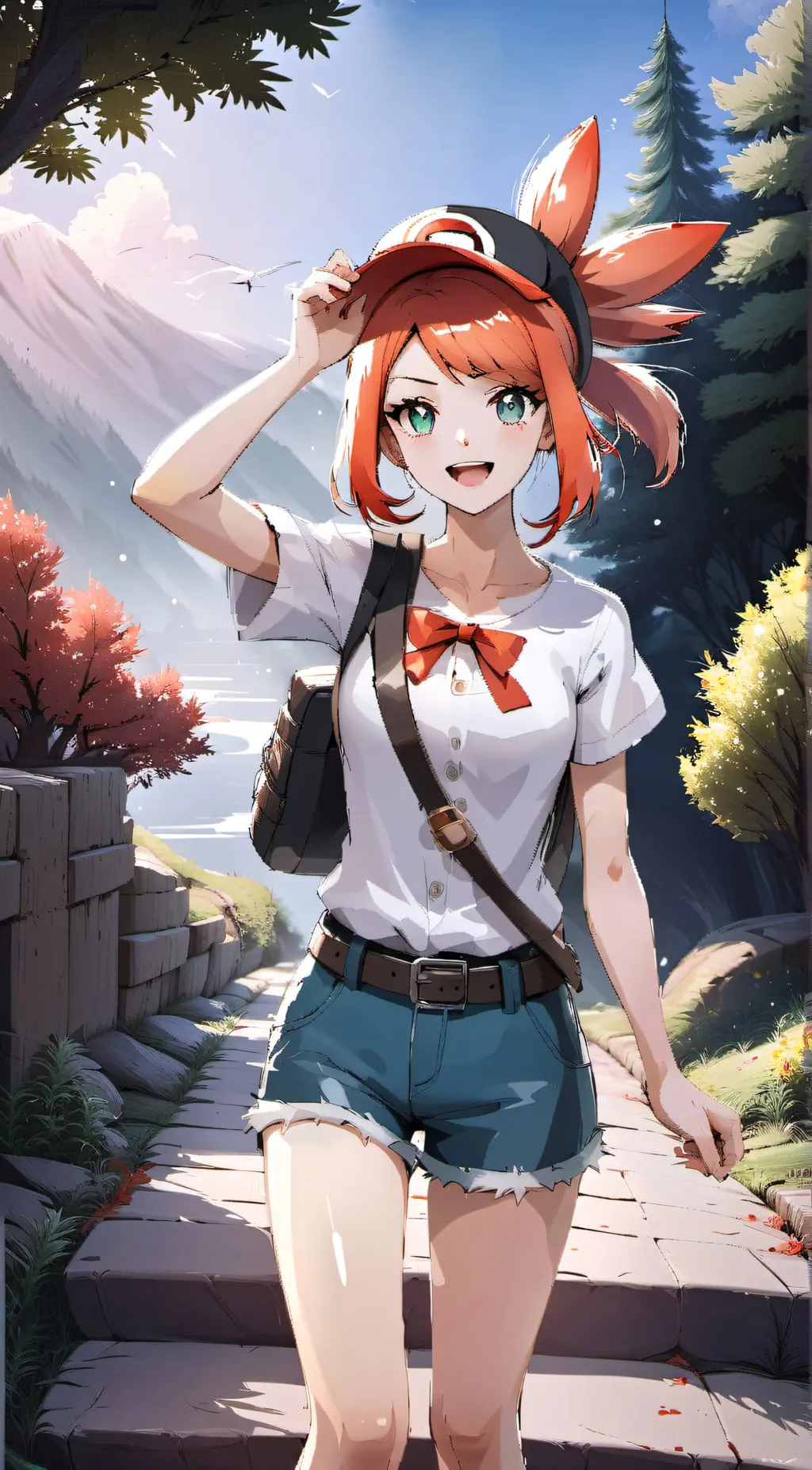 ai character: Misty Pokémon  background