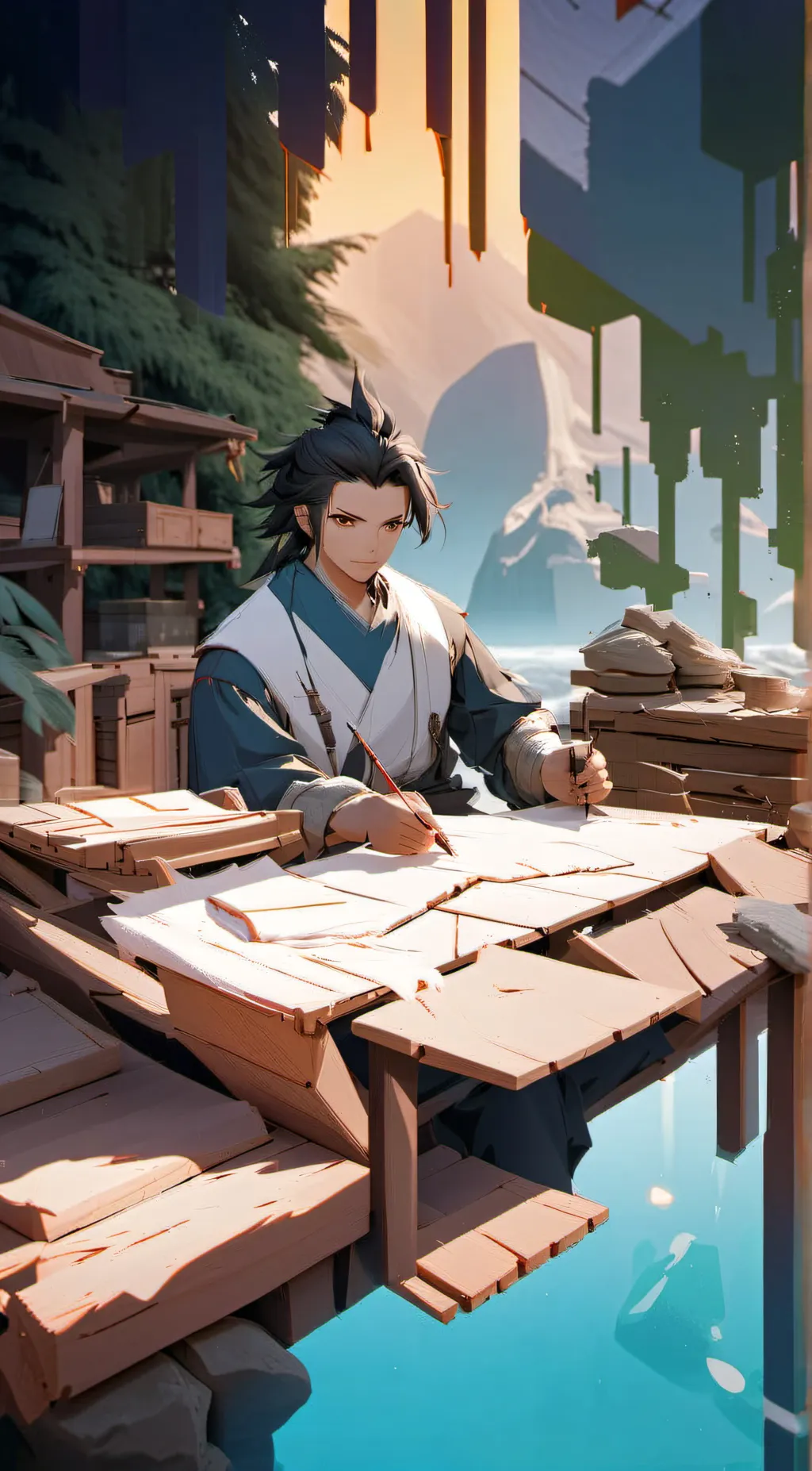 ai character: Ella background
