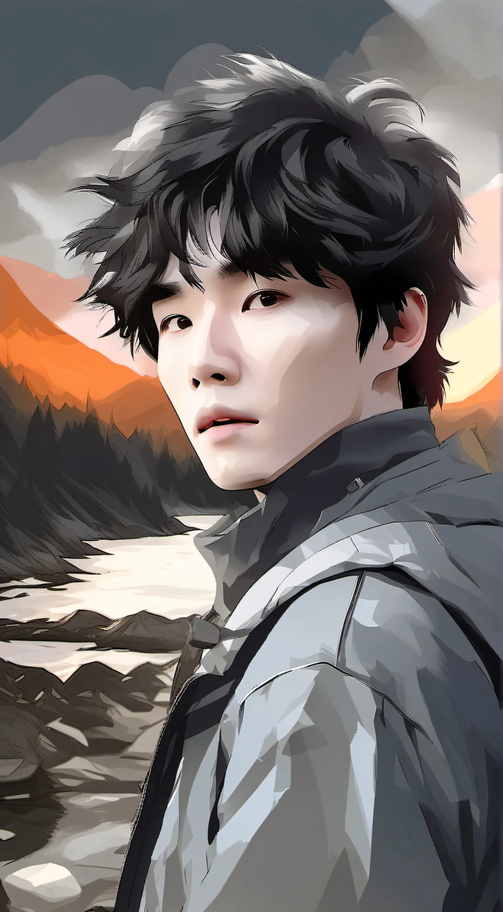ai character: Suga background