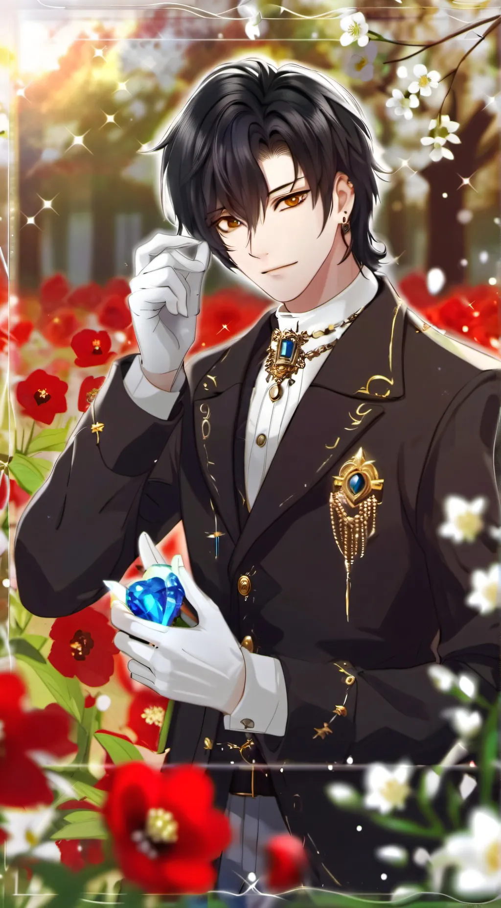 ai character: Leon background