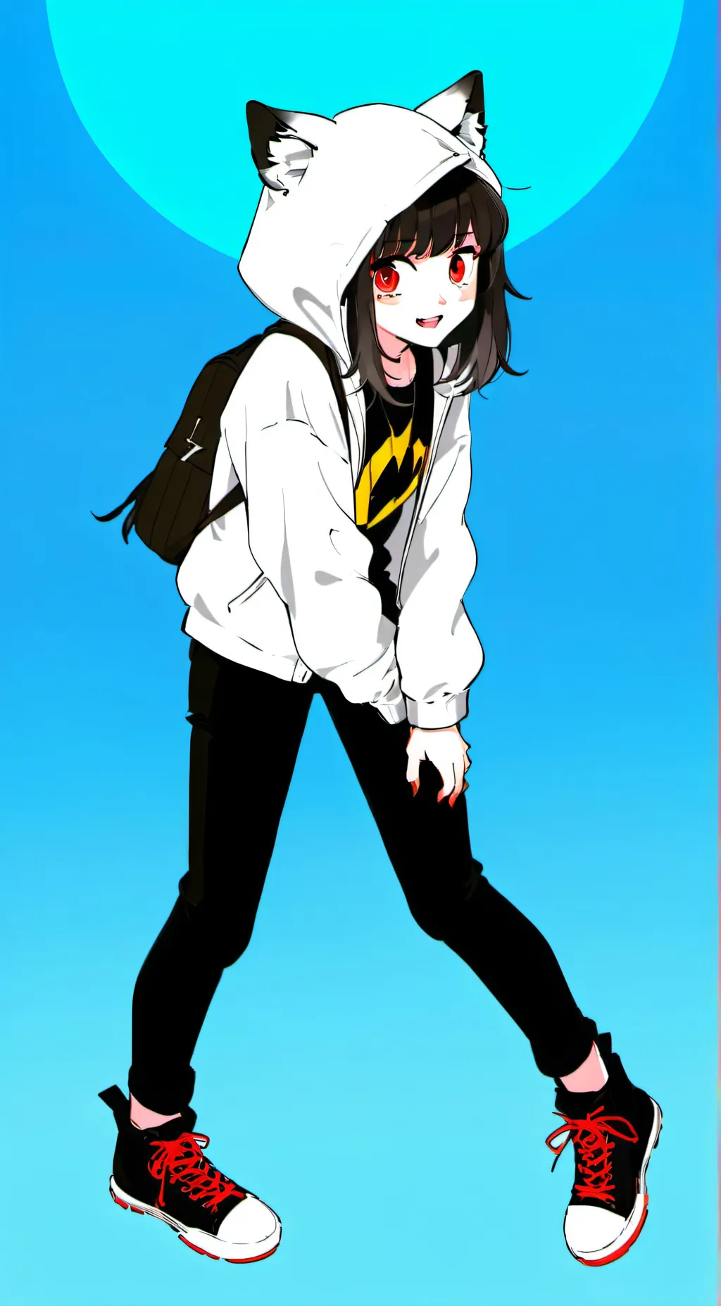 ai character: luna background