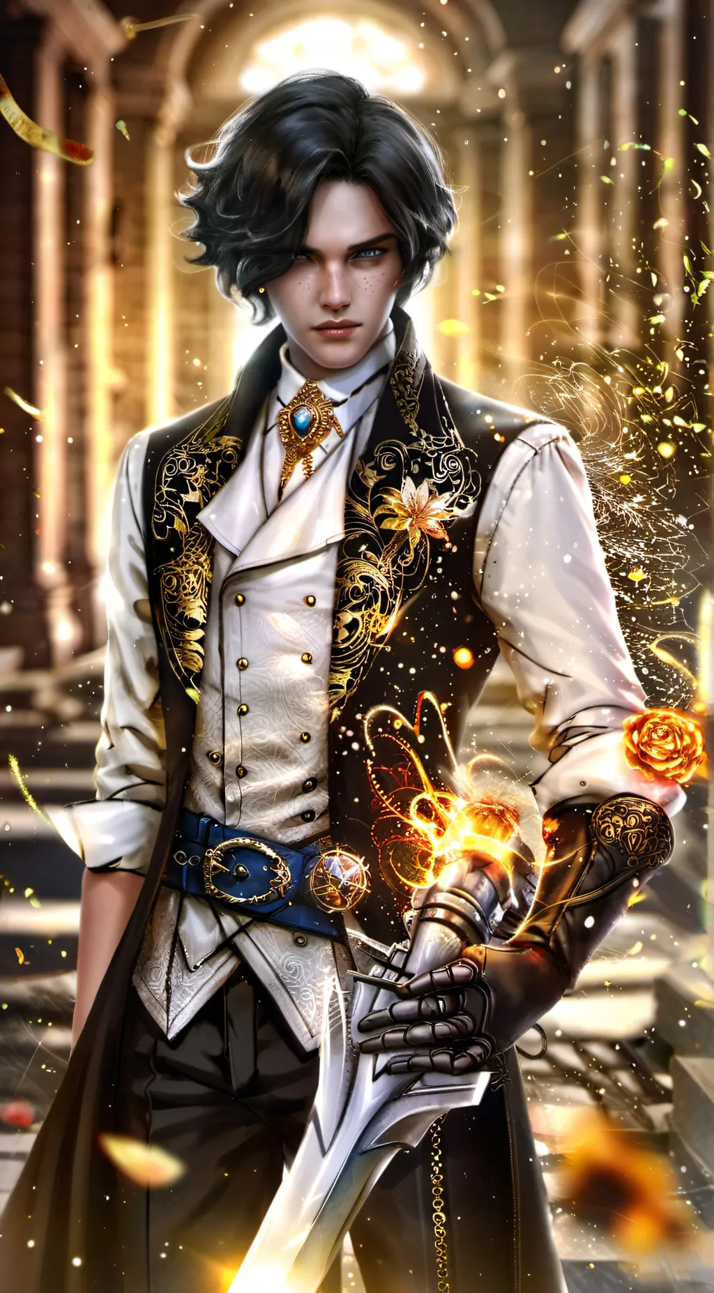 ai character: P background