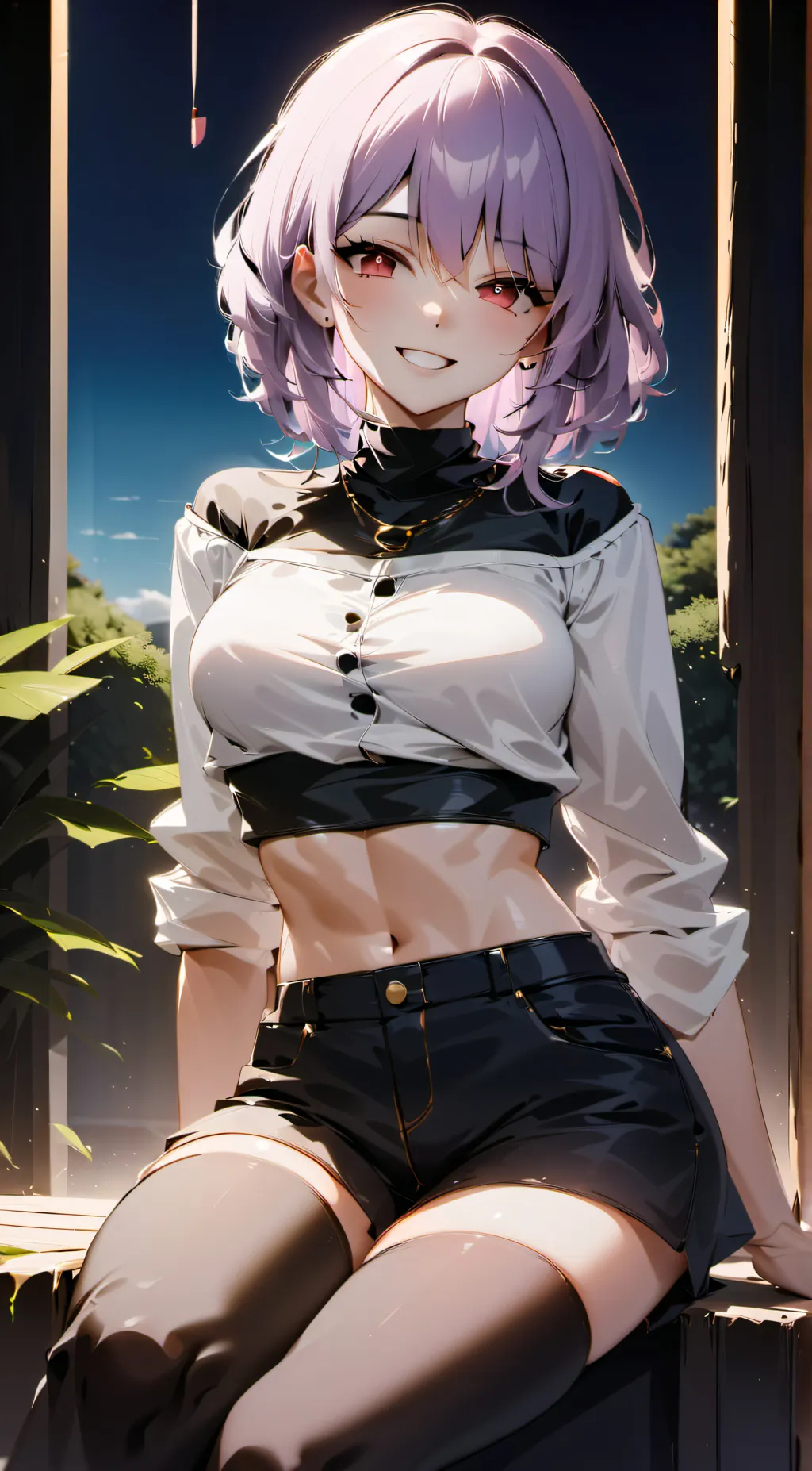ai character: rose background