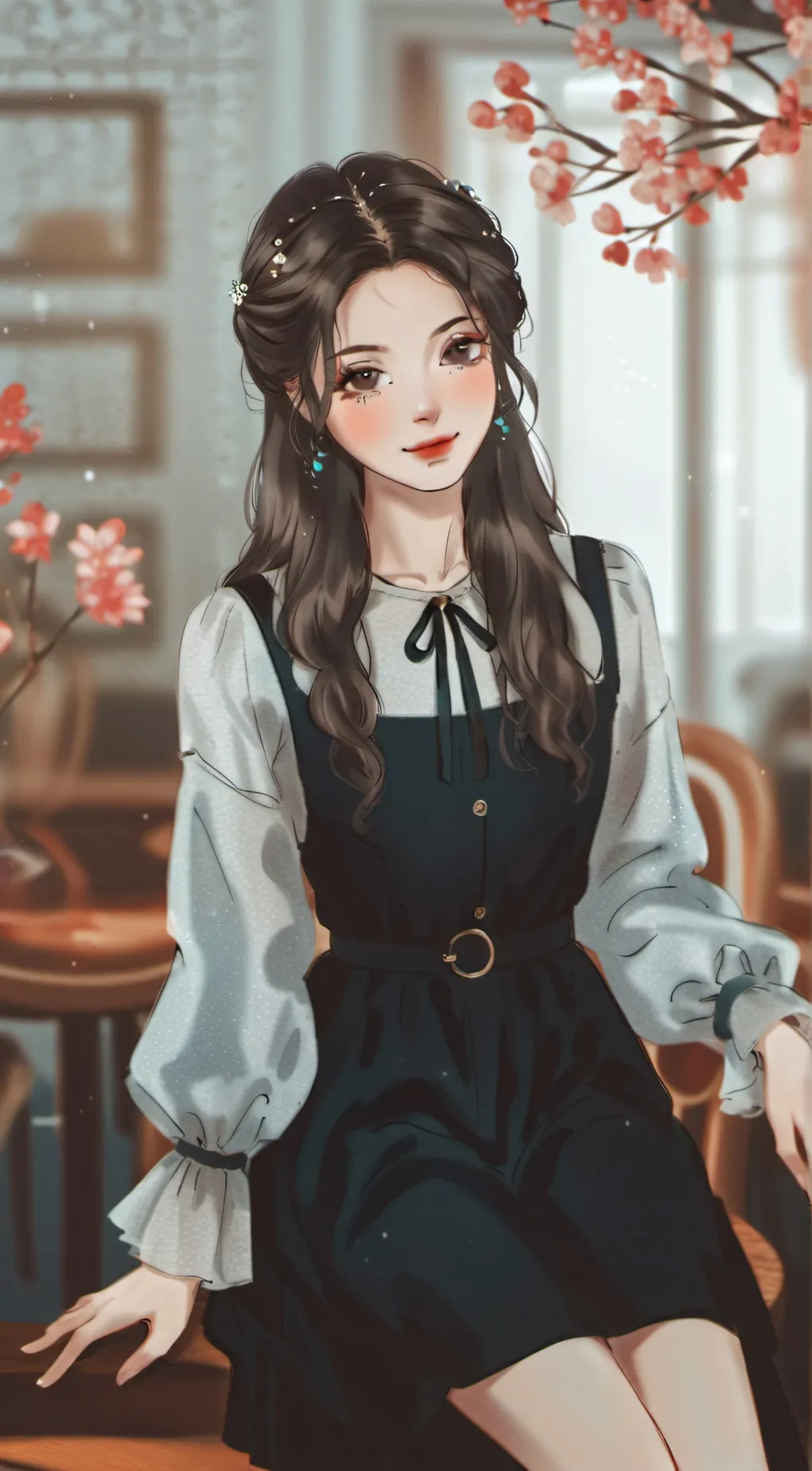 ai character: Sophia  background