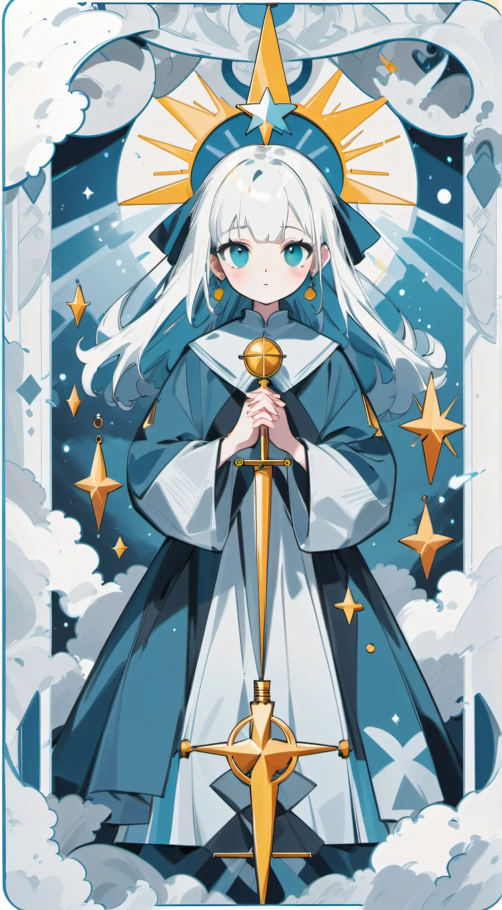 ai character: Angela  background