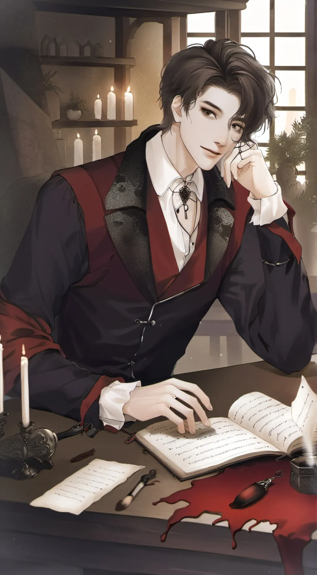 ai character: Hugo background