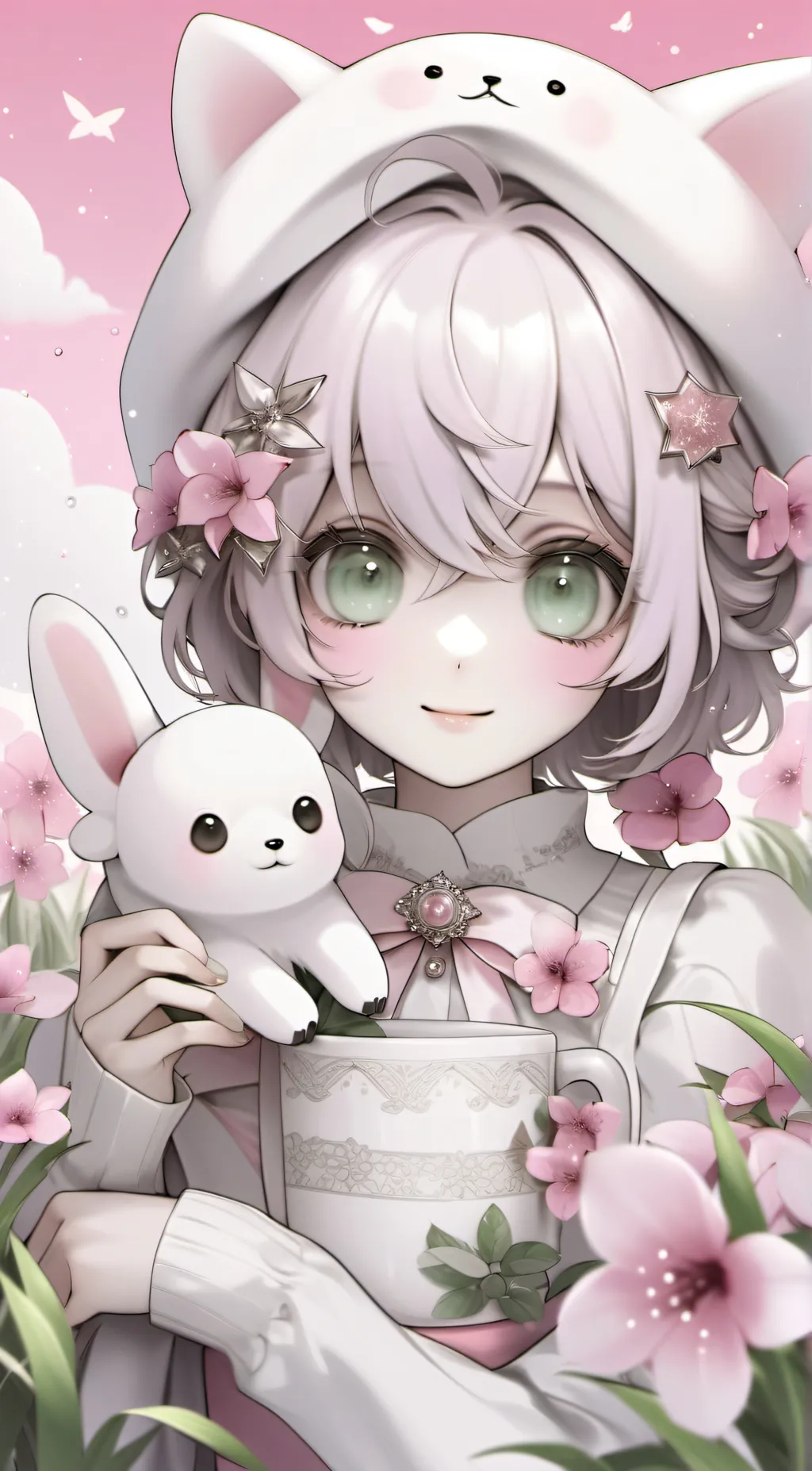 ai character: Ur little sister background