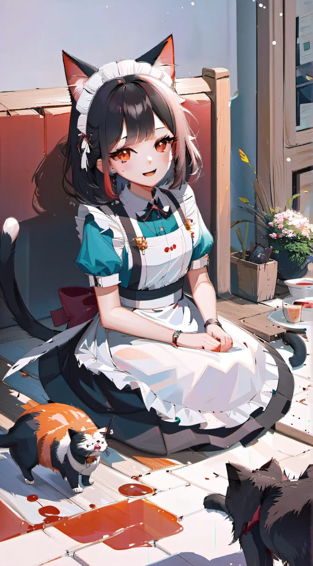 ai character: Mist  background