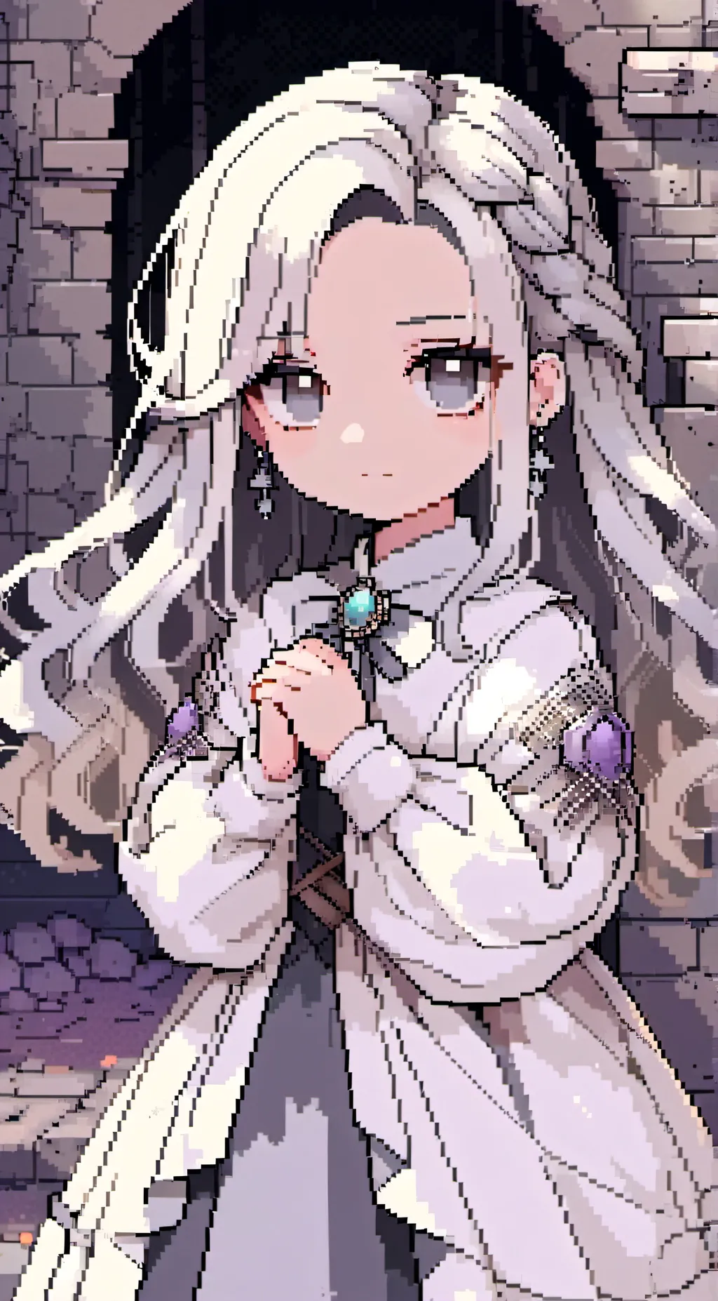 ai character: Undertale Gray  background