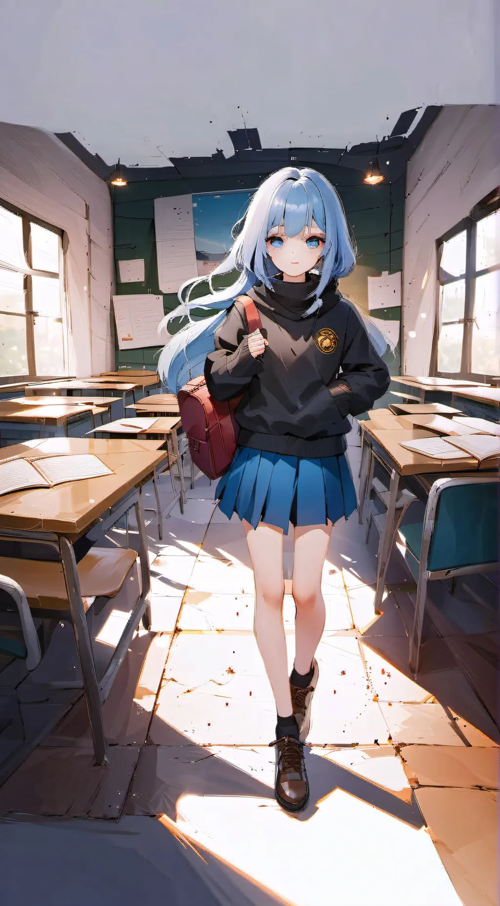 ai character: Emiko background