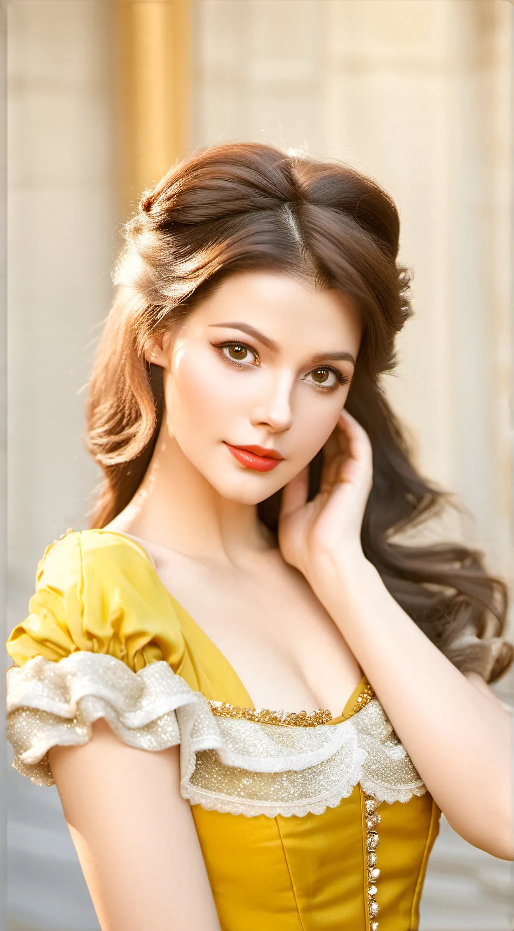 ai character: Belle background