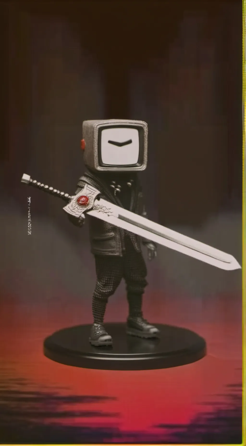 ai character: Titan tv man background