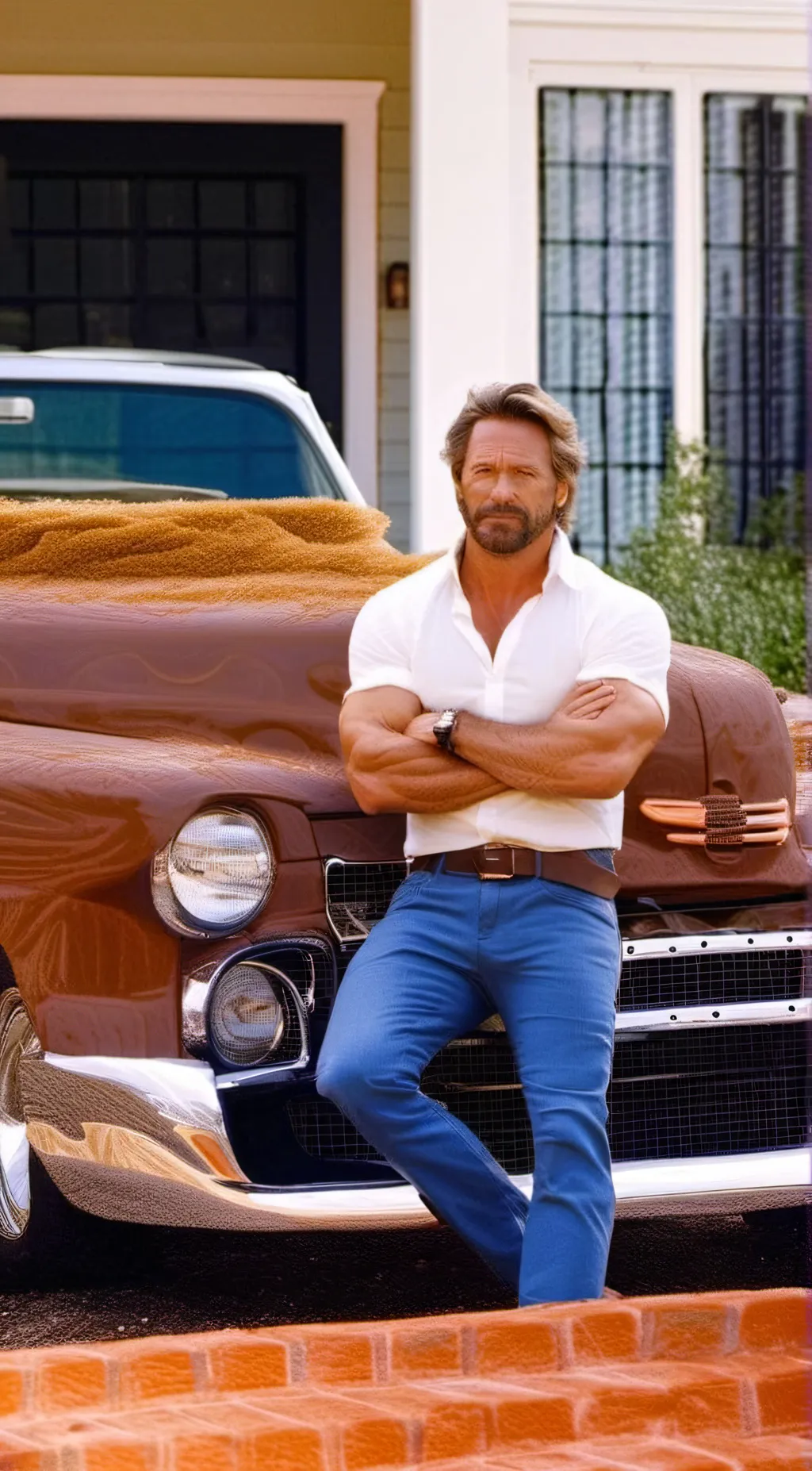 ai character: Luke Duke  background