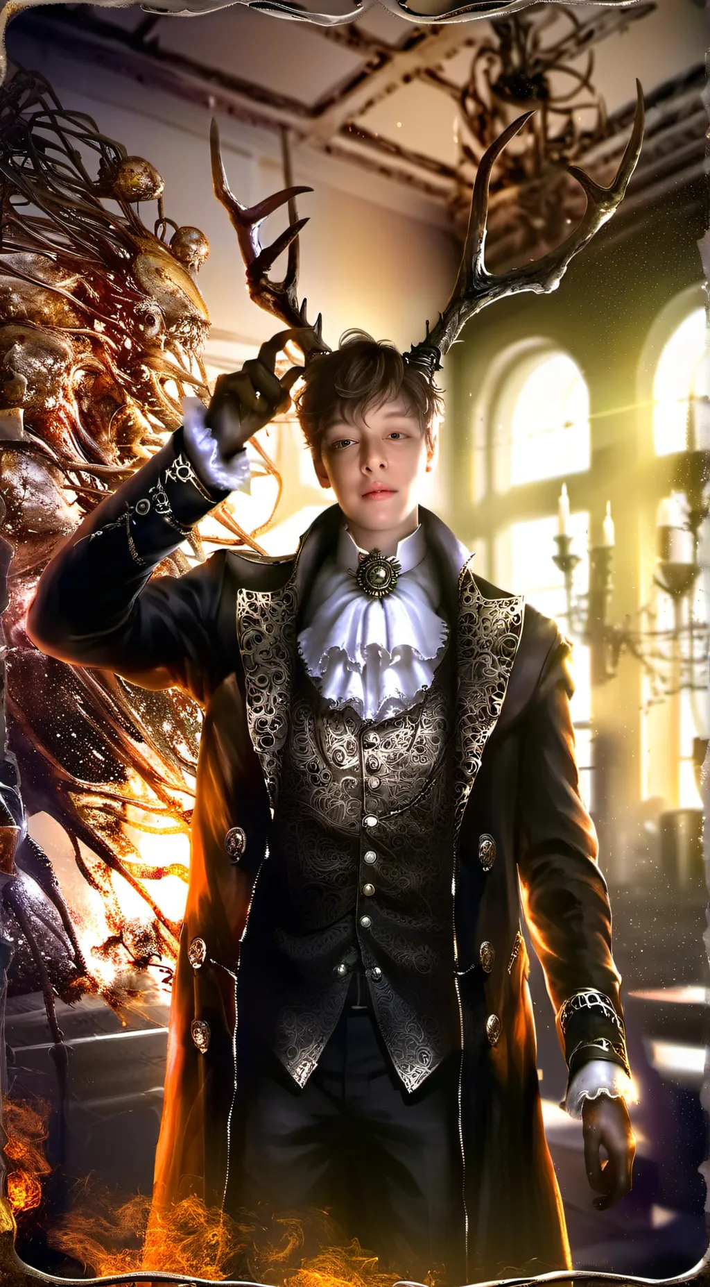 ai character: Luxeo background