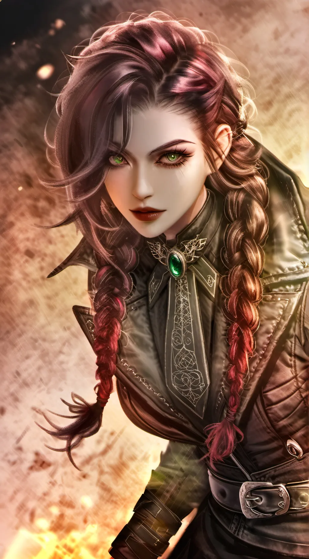 ai character: Katie  background