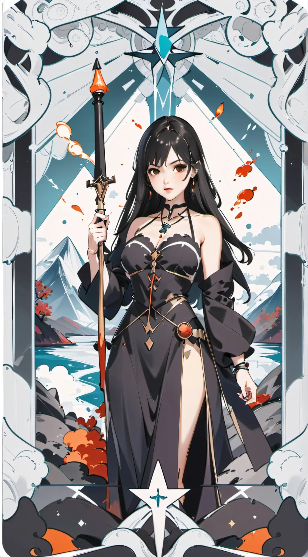 ai character: Veronica  background