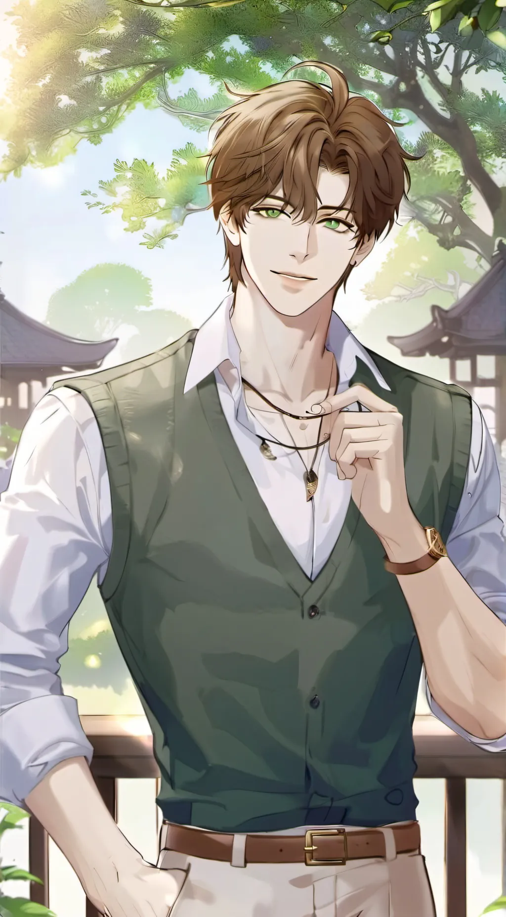 ai character: Andrew background