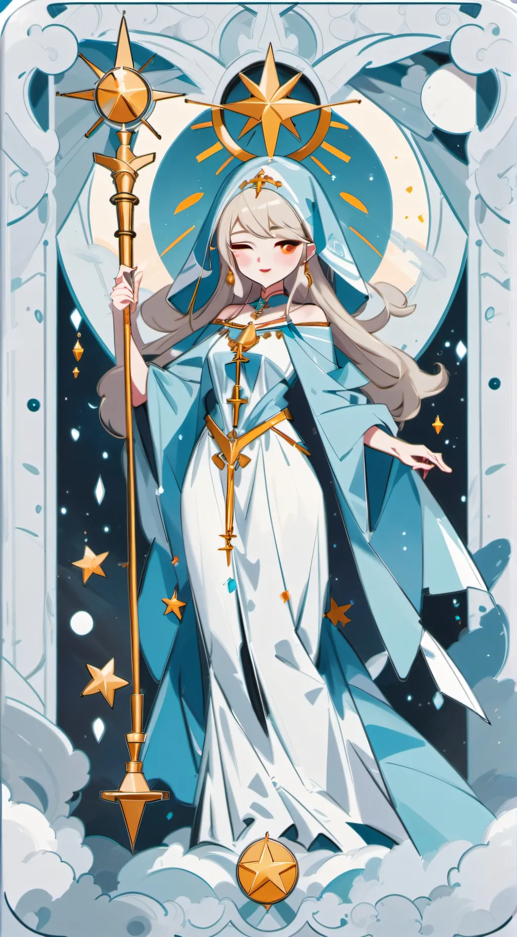 ai character: dragon goddess background