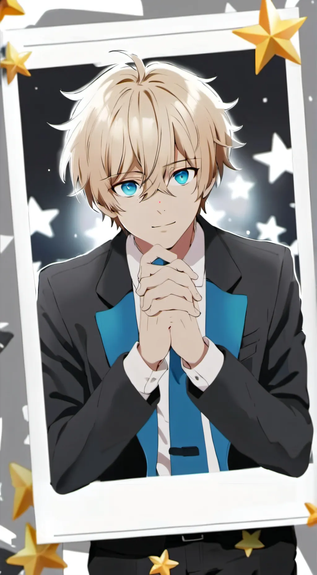 ai character: aqua hoshino background