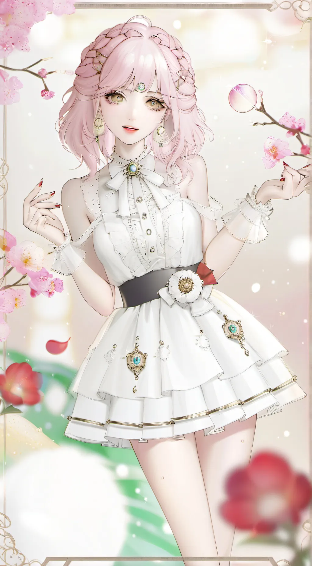 ai character: Fleur background