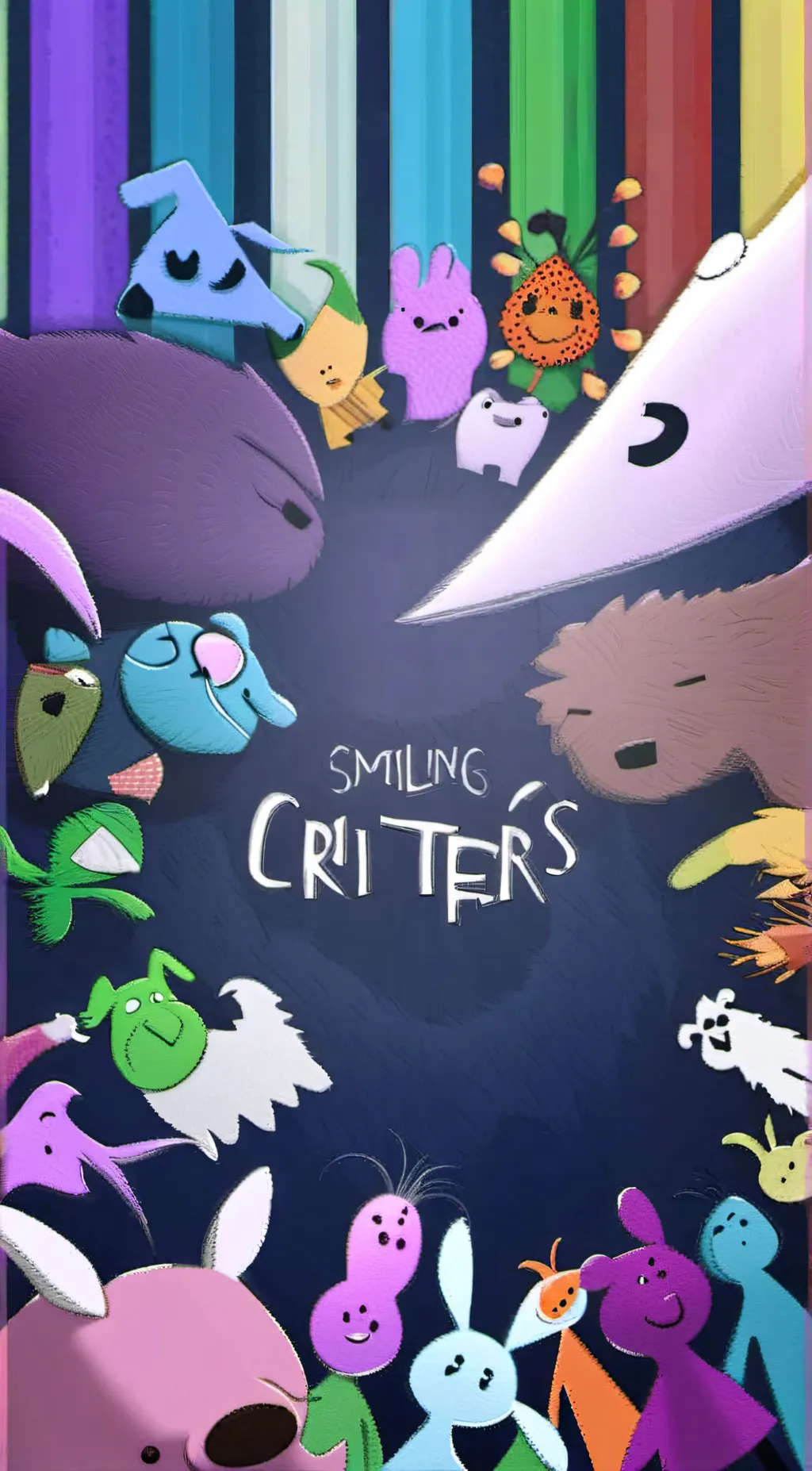ai character: Smiling Critters background