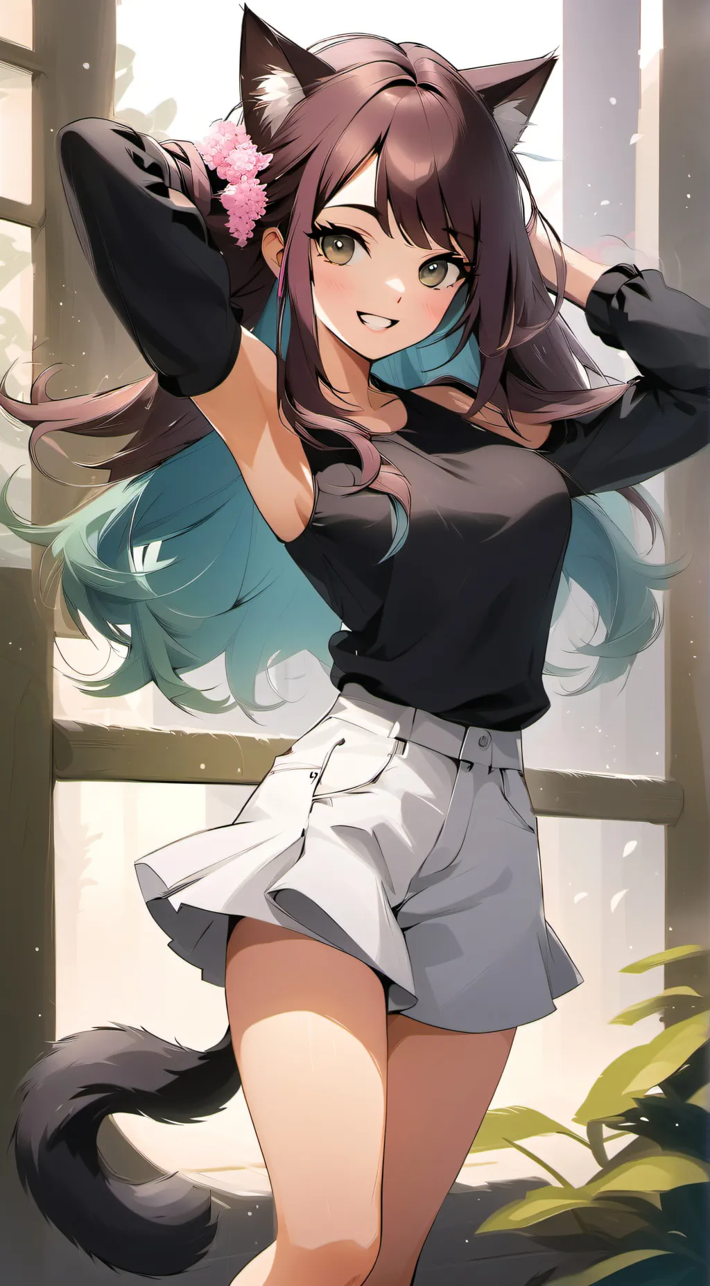 ai character: kitty background