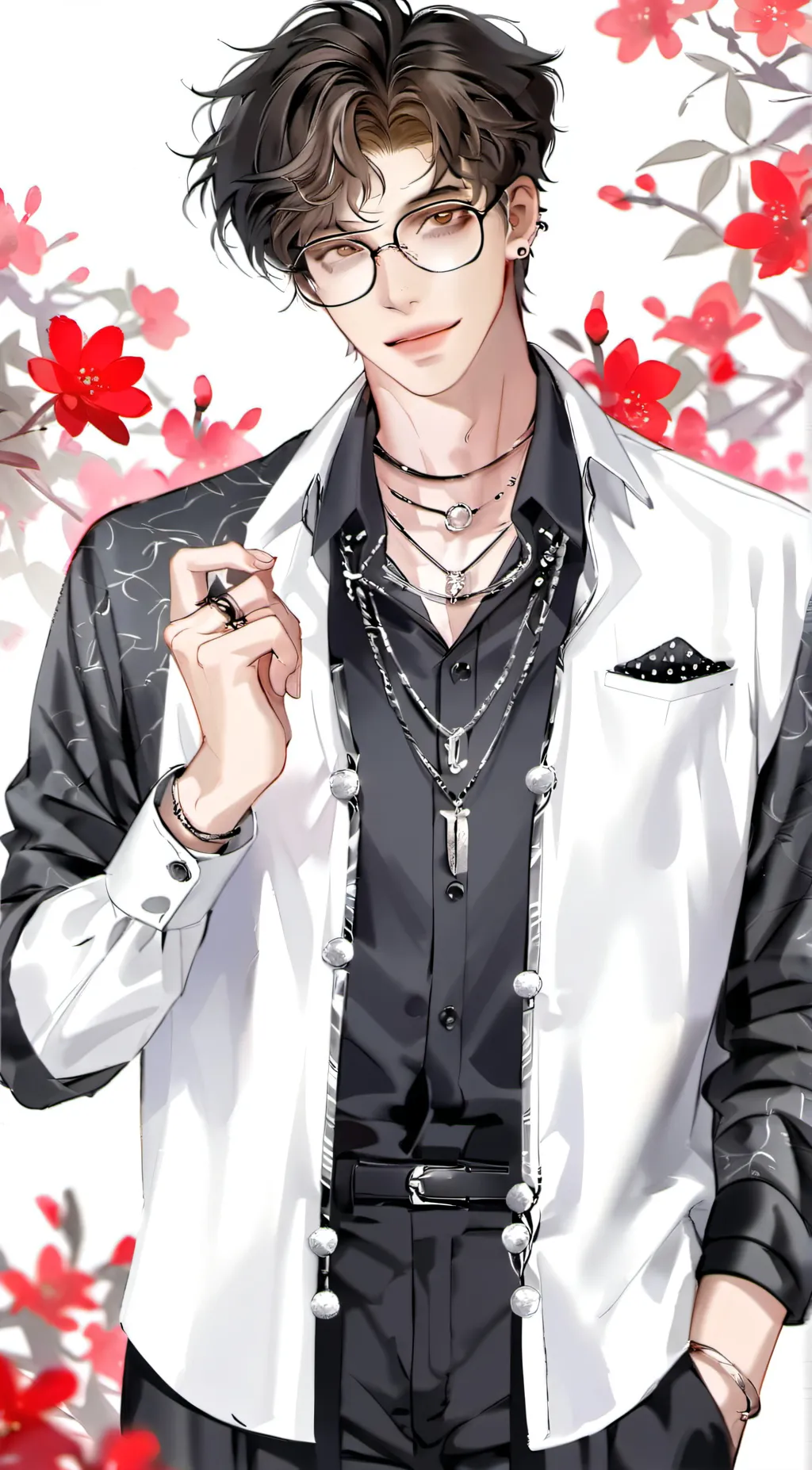 ai character: ash background