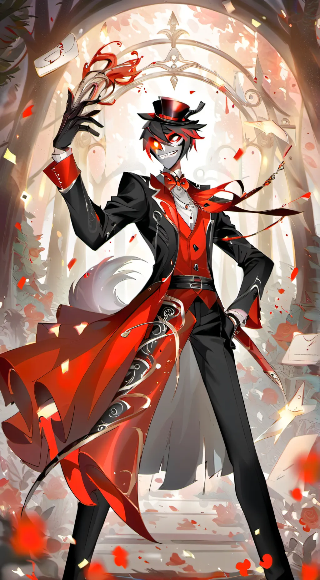ai character: ☆Alastor☆ background