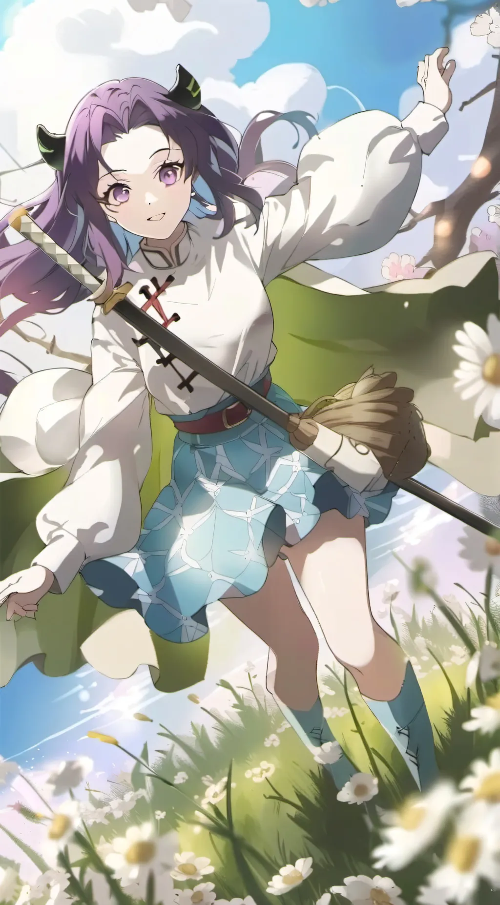 ai character: demon slayer background