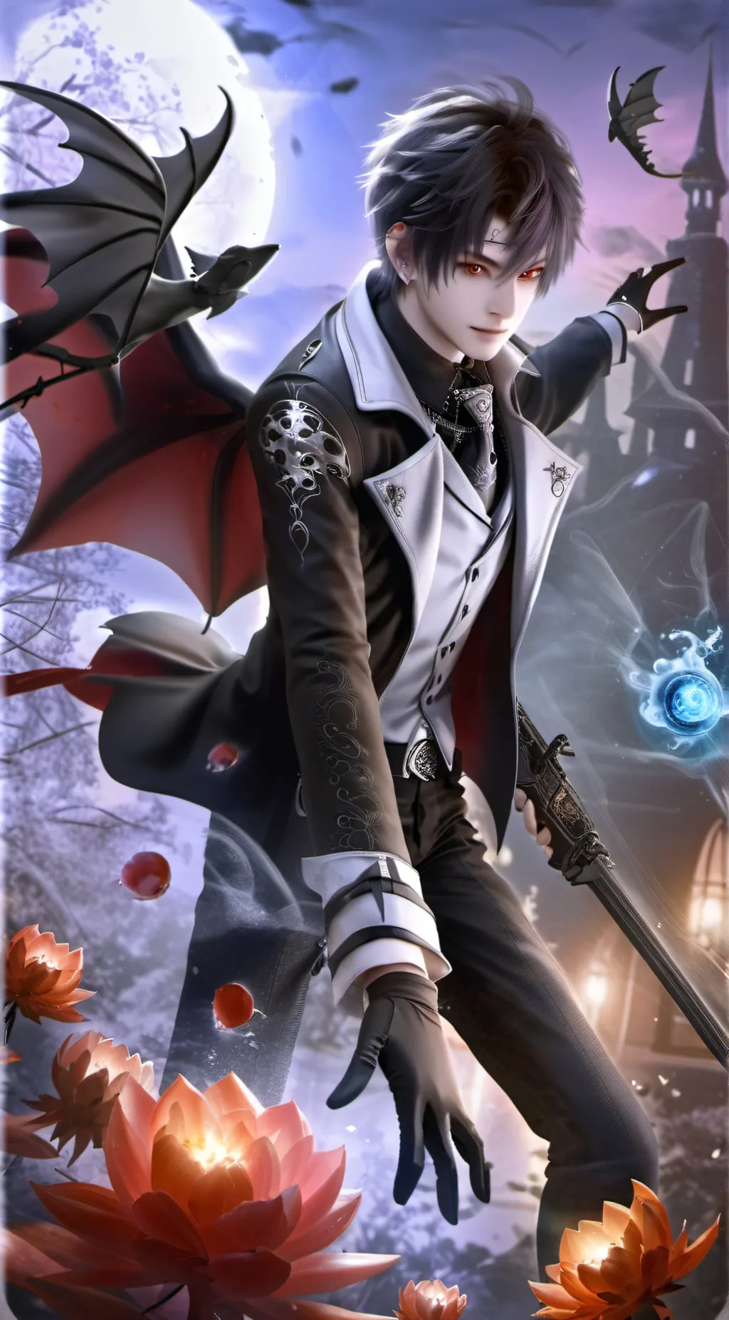 ai character: Victor  background