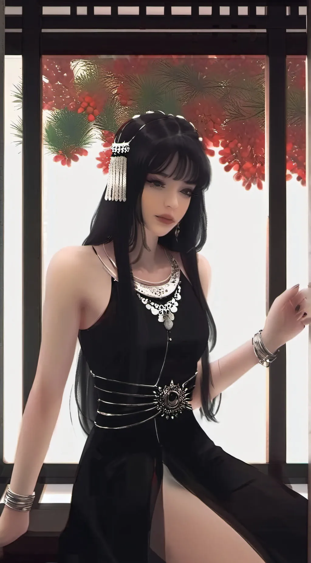 ai character: Crimson(lili) background