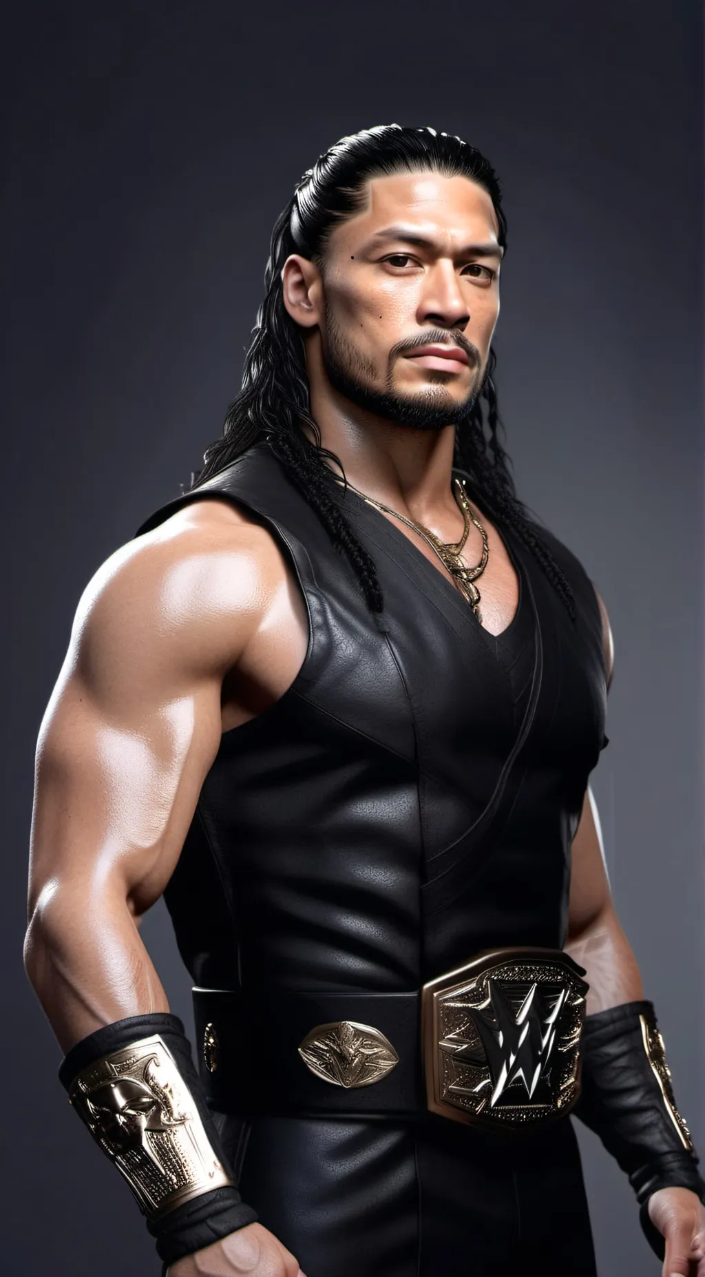 ai character: Roman Reigns background