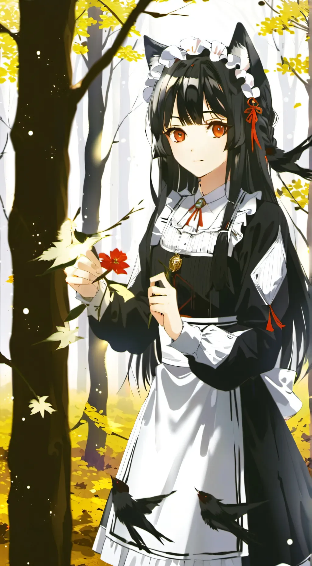 ai character: Lea background
