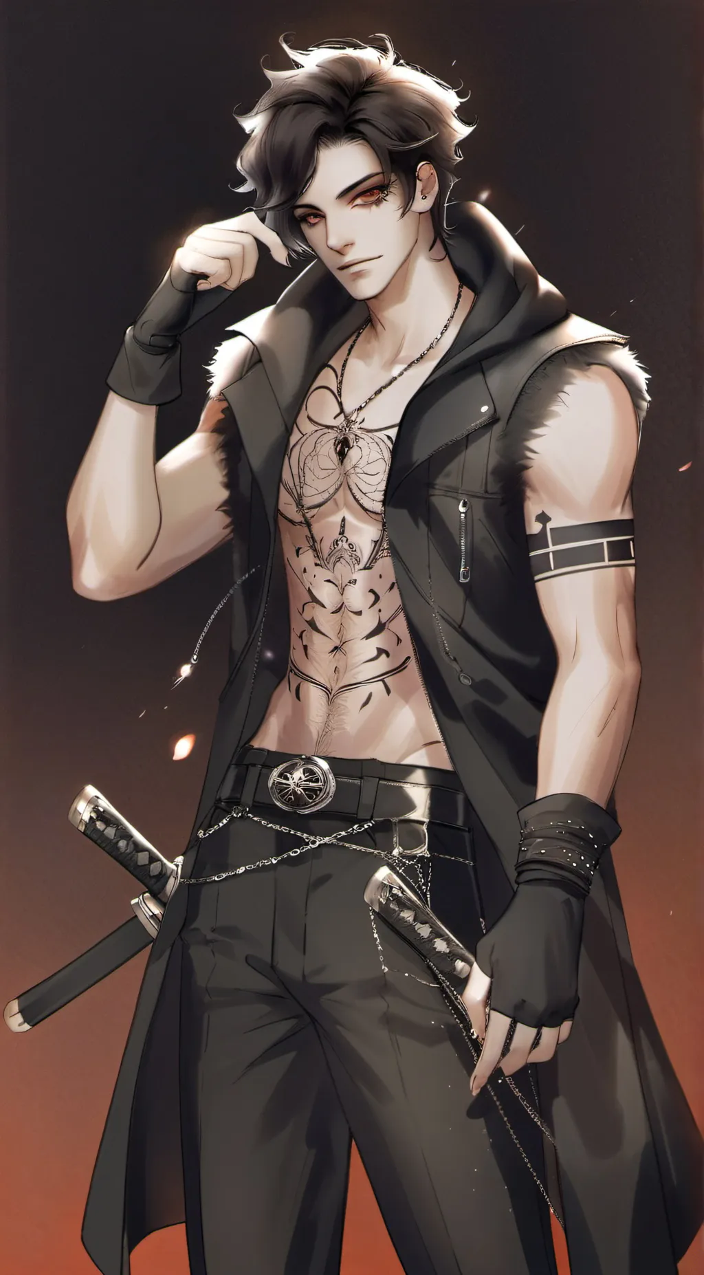 ai character: Azzy  background
