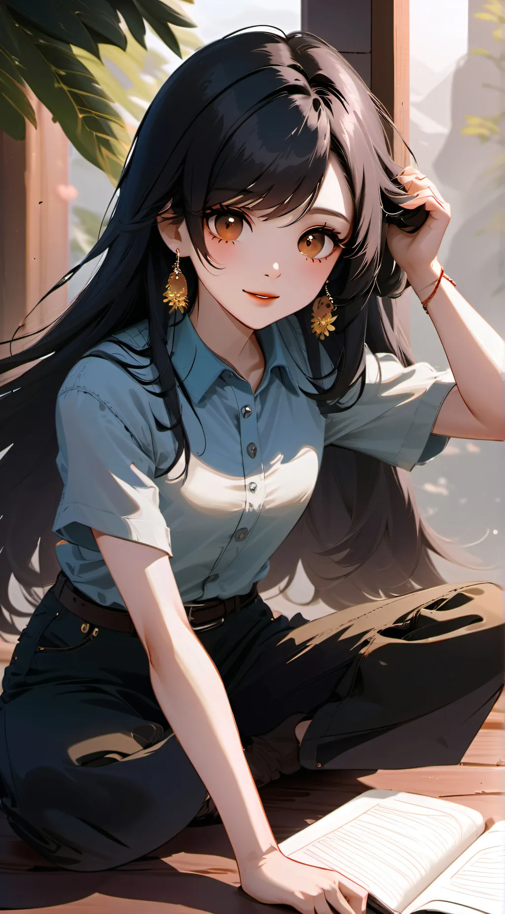 ai character: Maria Vargas  background
