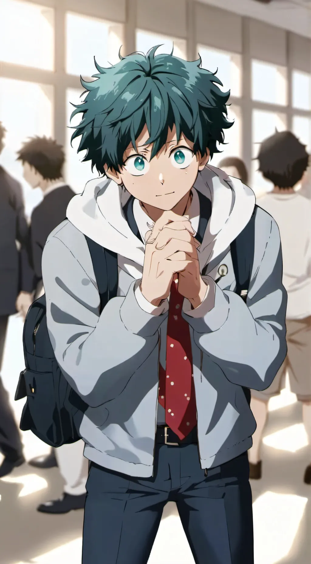 ai character: Izuku Midoriya background