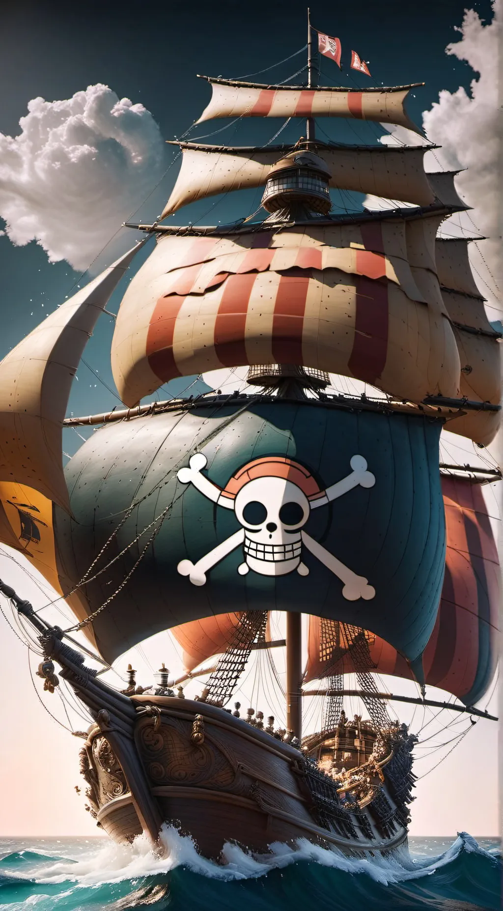 ai character: one piece background
