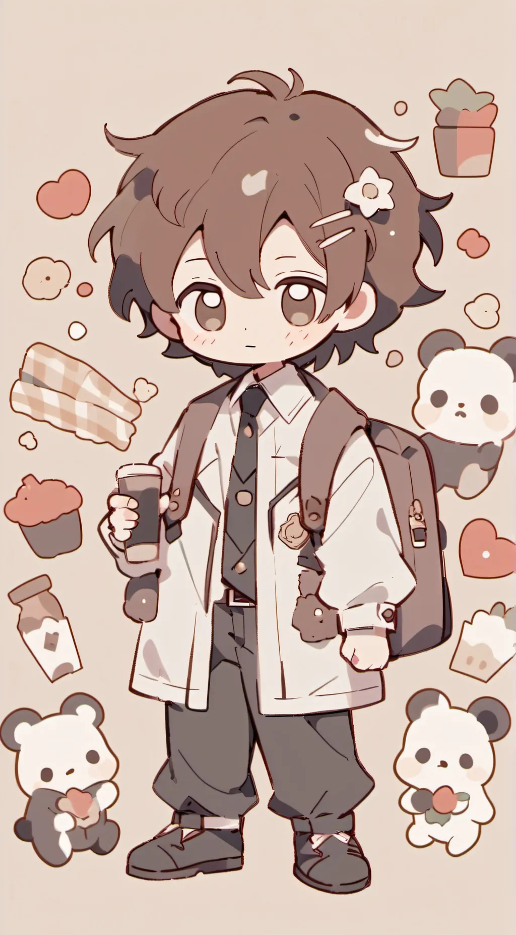 ai character: Max background