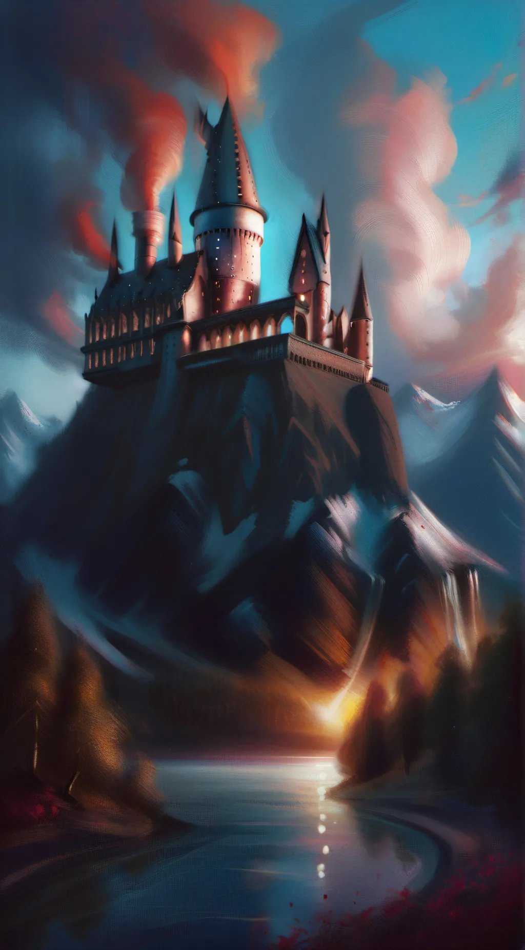 ai character: Hogwarts background