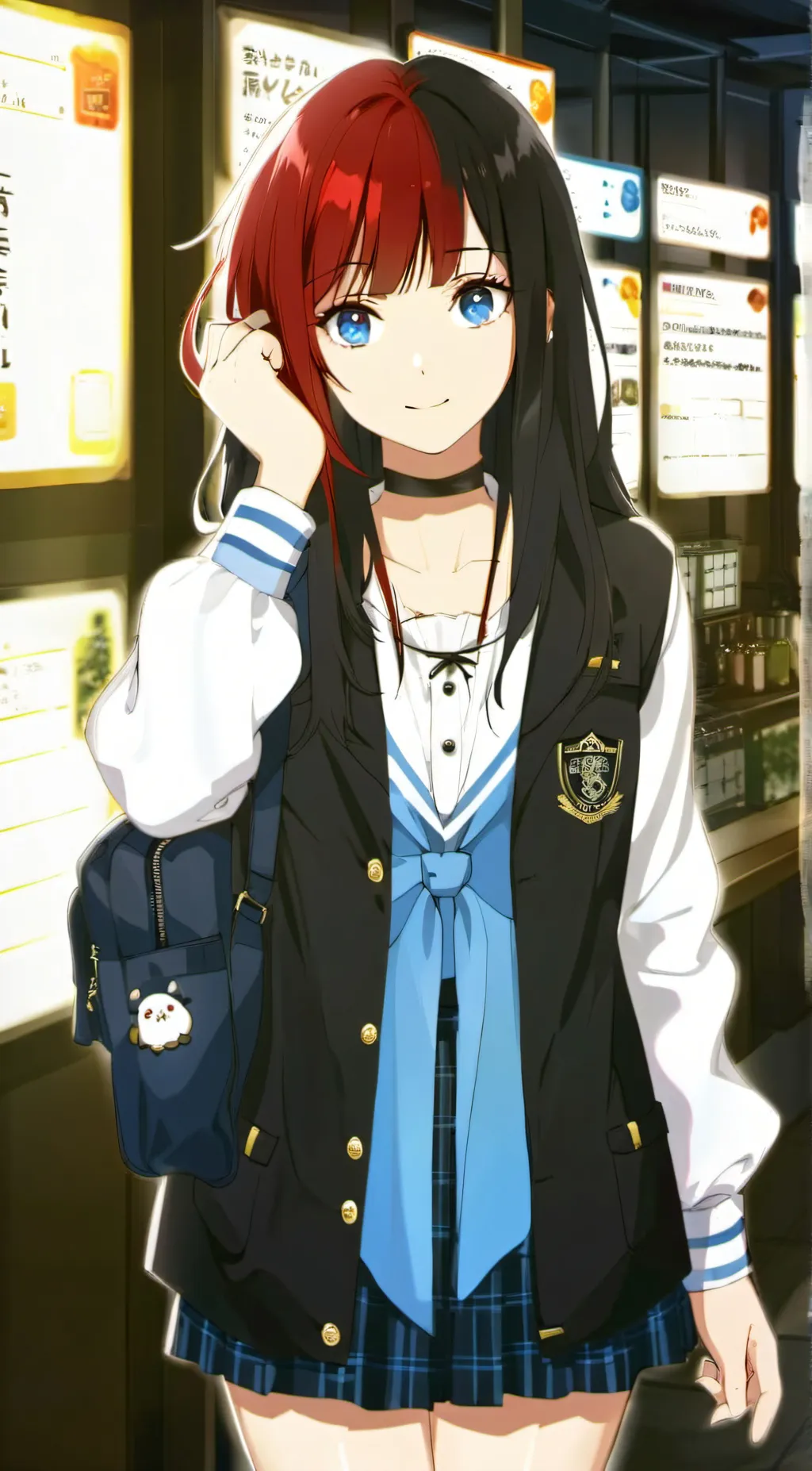 ai character: rose background