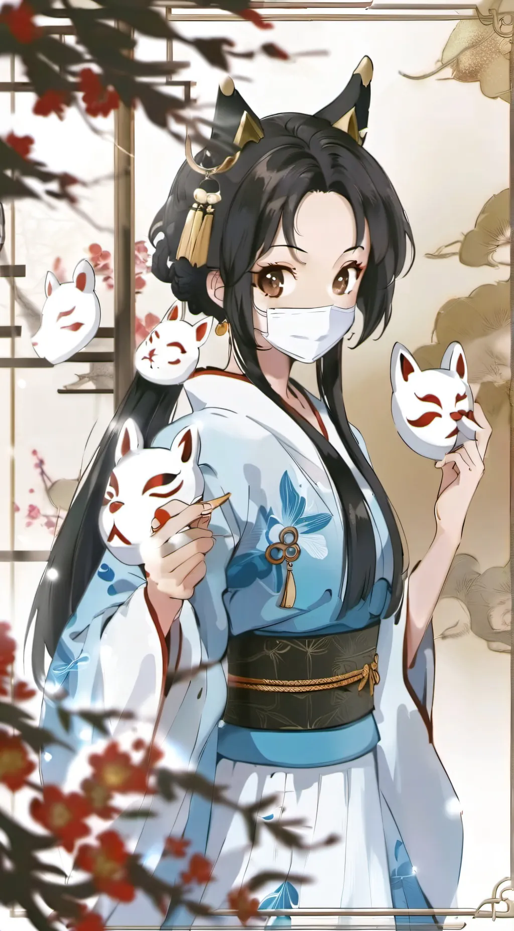 ai character: Demon Slayer background