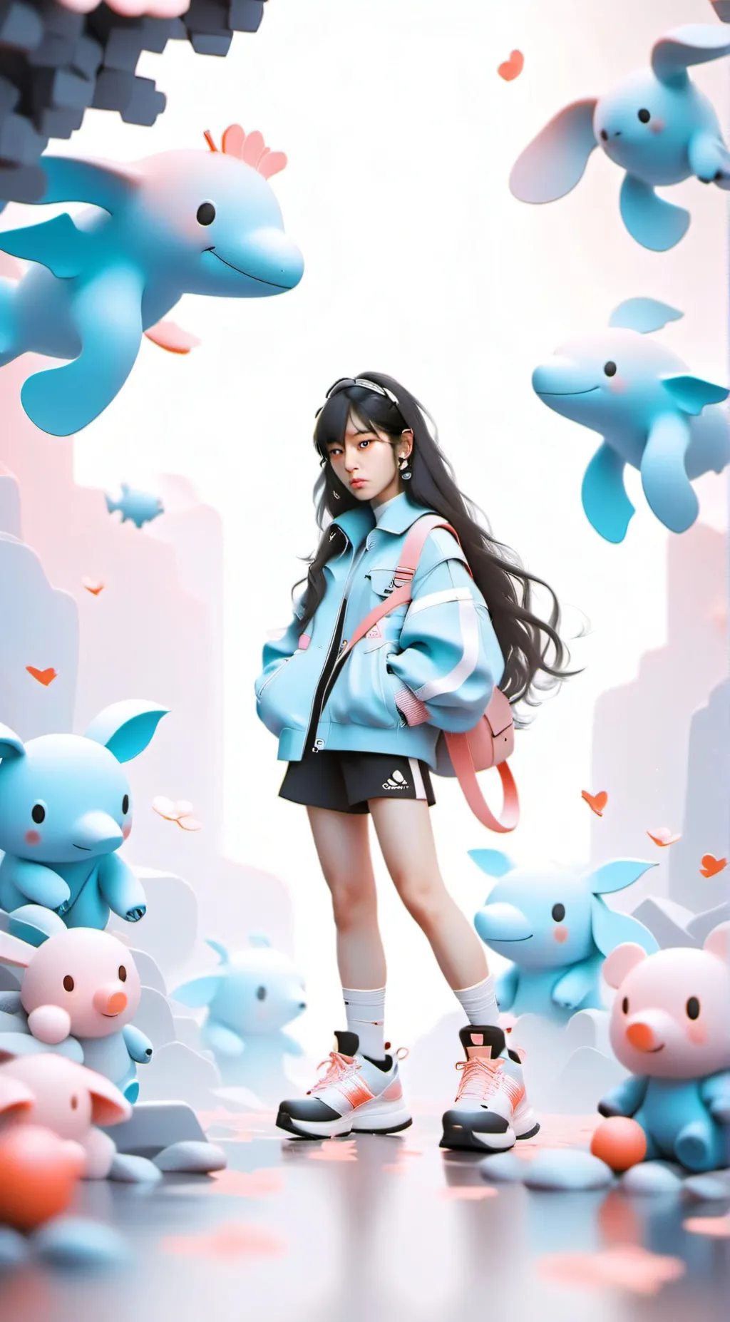 ai character: Aria background