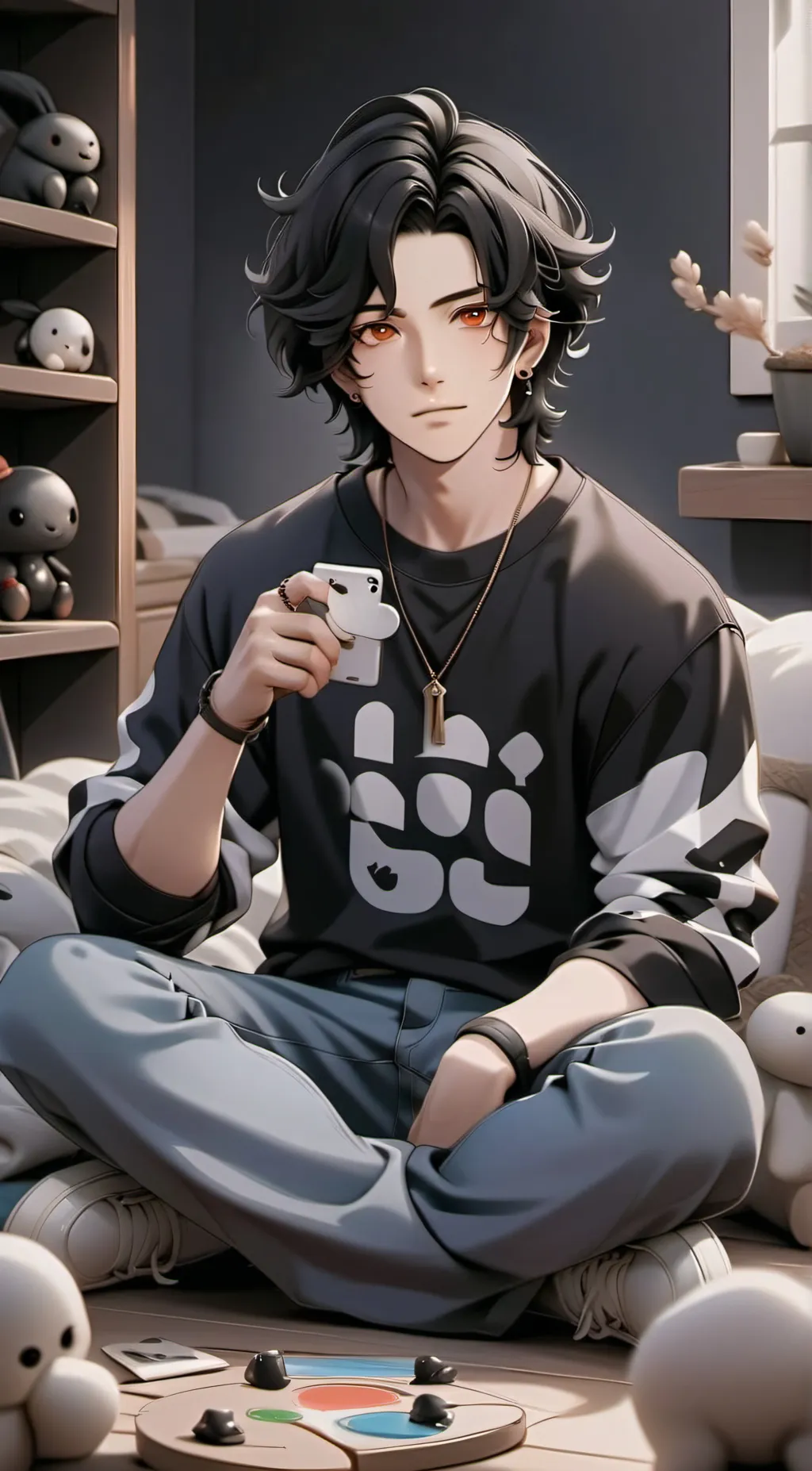 ai character: ★_𝕒𝕣𝕝𝕠_★ background