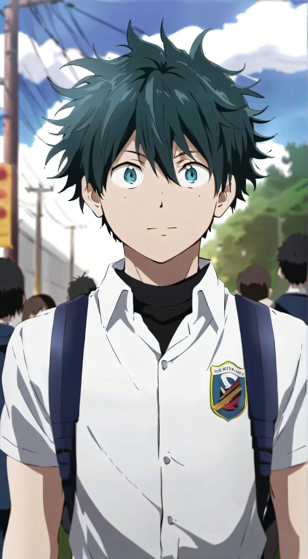ai character: Deku background