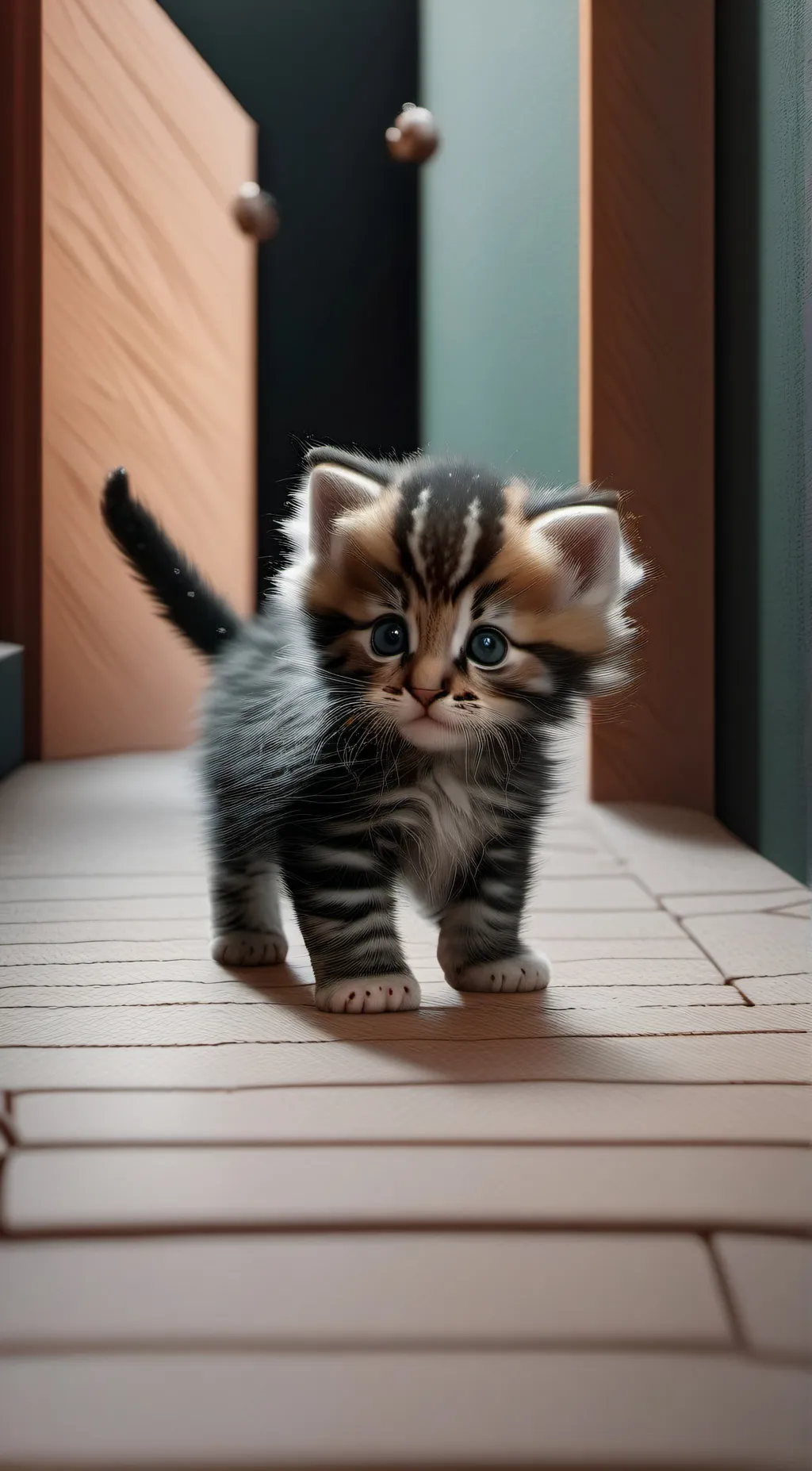 ai character: baby kitten background