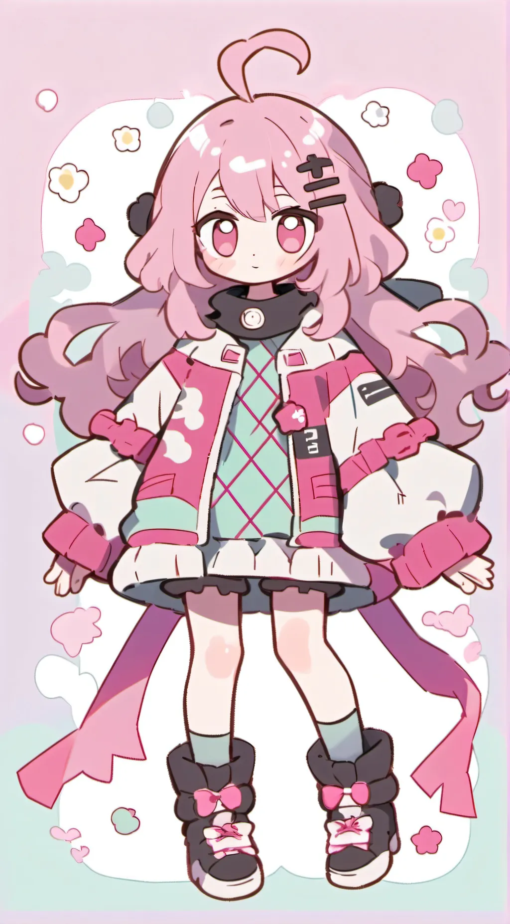ai character: pinky background