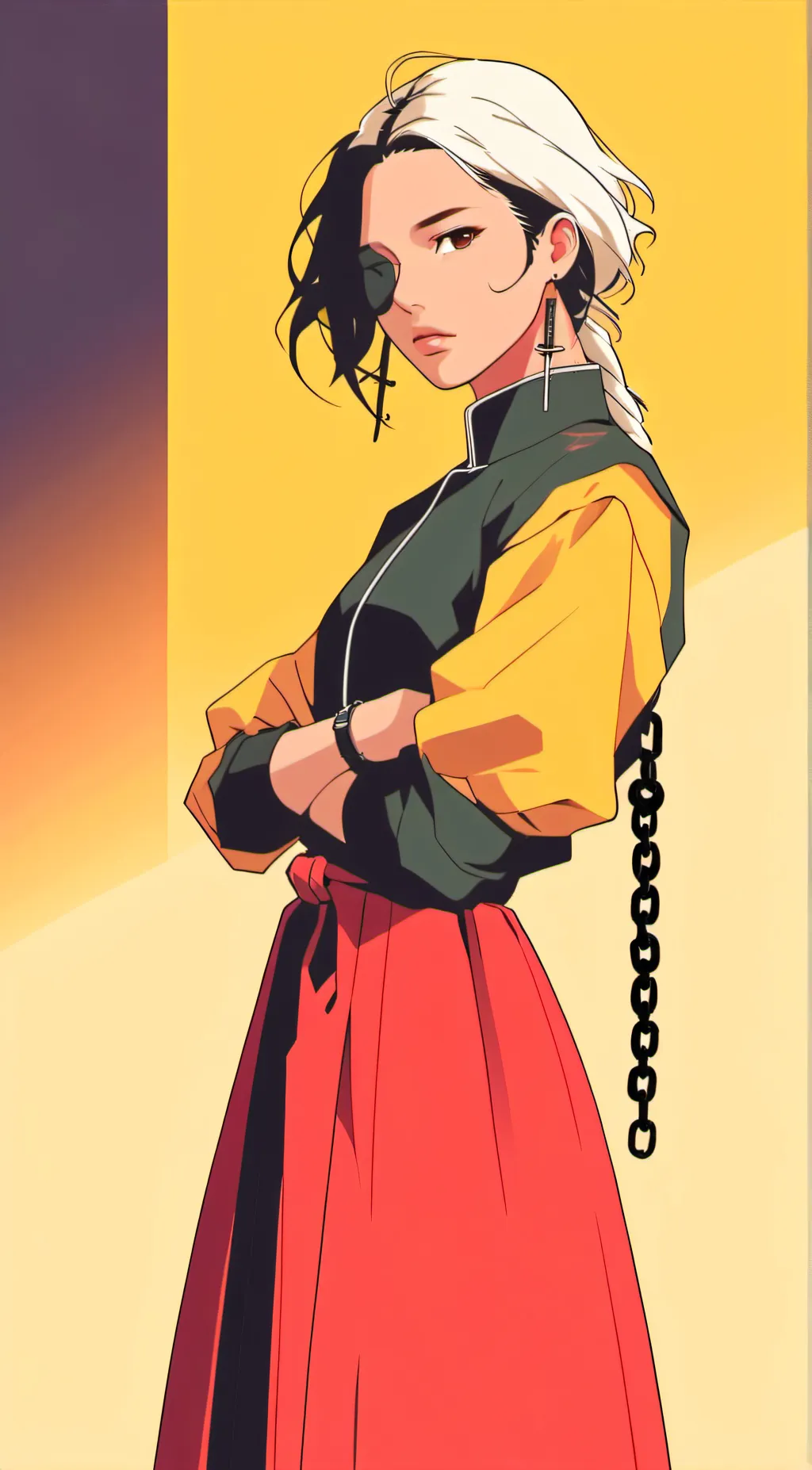 ai character: Aoki background